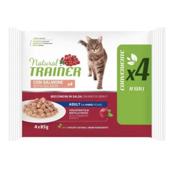 Trainer NT Flowpack Adult Salmone 4 x 85 gr