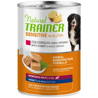 Trainer Natural Sensitive No Gluten Adult Medium/Maxi...