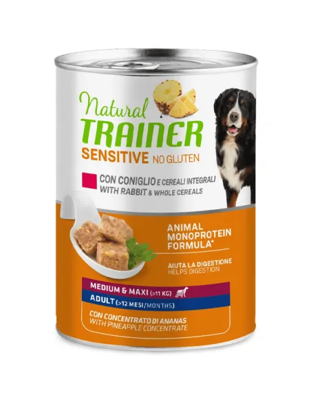 Trainer Natural Sensitive No Gluten Adult Medium/Maxi Rabbit 400 g
