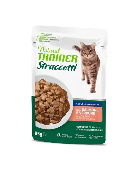Trainer Natural Cat Straccetti Salmone 85 g