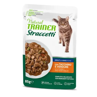 Trainer Natural Cat Straccetti Tacchino 85 g