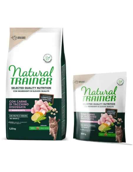 Trainer Natural Cat Sterilised Tacchino 1,25 kg