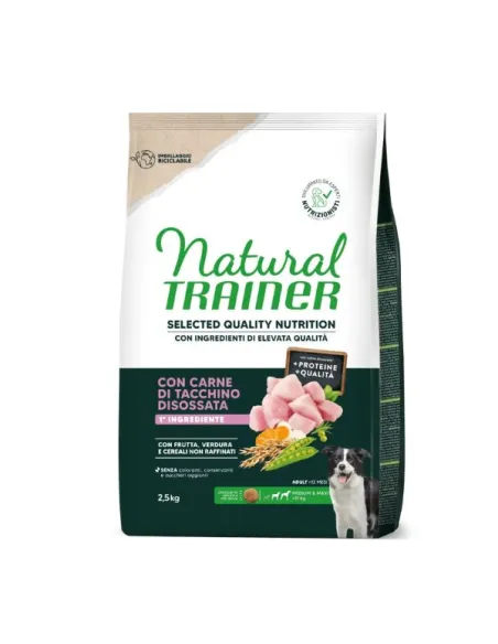 Trainer Natural Dog Sensitive No Grain Adult Medium/Maxi Tacchino 2,5 kg
