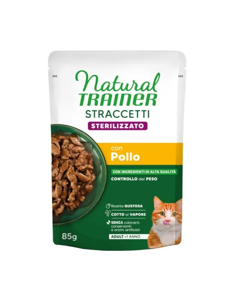 Trainer Natural Cat Sterilised Pollo 85 g