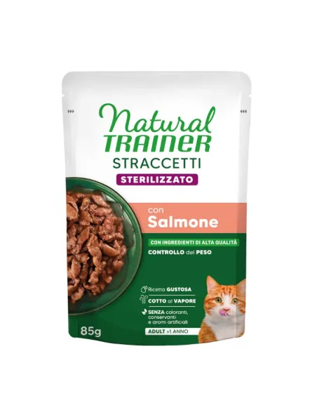 Natural Trainer Cat Sterilised Salmone 85 g