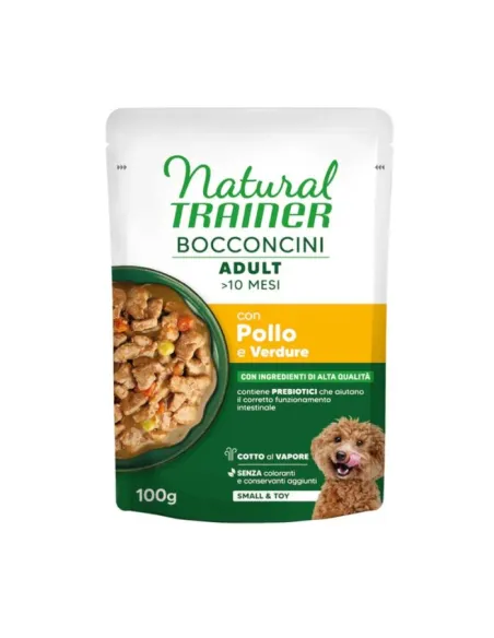 Trainer Nt Dog Wet S&T Chunks Chicken 100g