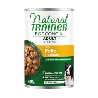 Trainer NT Dog Wet S&T Chunks Chicken 415 gr