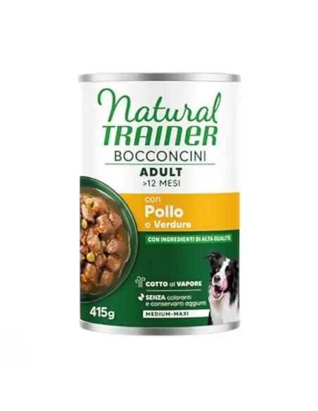Trainer NT Dog Wet S&T Chunks Chicken 415 gr