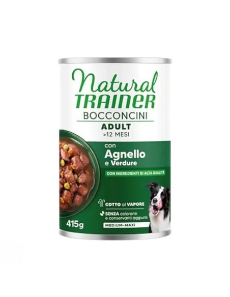 Trainer Nt Dog Wet S&T Chunks Lamb 415 gr