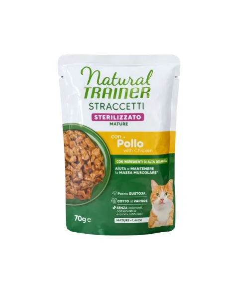 Trainer Natural Cat Sterilised Mature Pollo 70 g