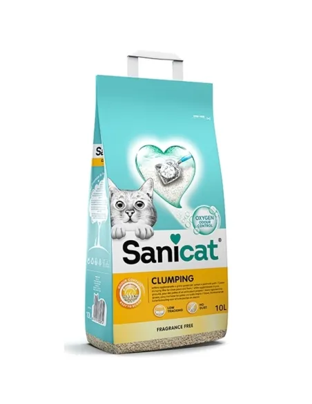 Sanicat New Clumping Unscented 10 lt