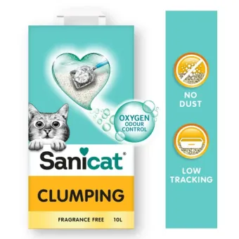 Sanicat New Clumping Unscented 16 lt