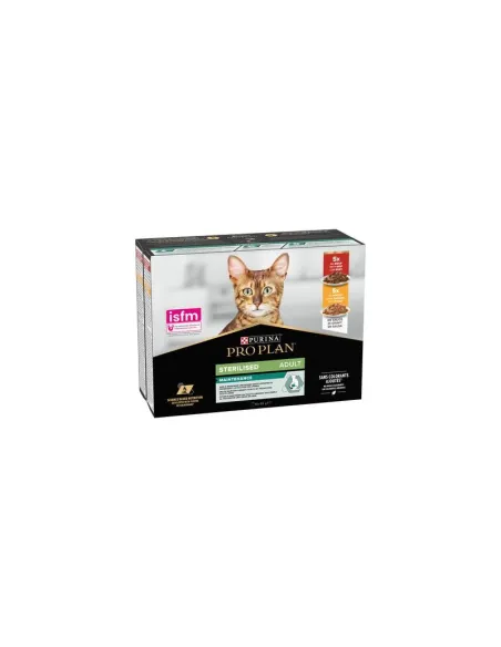 Cat Proplan Multip Steril Pollo Manzo Salsa 24x85g