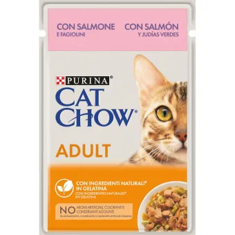 Purina Cat Chow Salmone Fagiolini Busta 85g