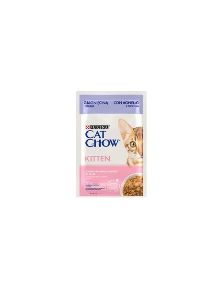 Purina Cat Chow Kitten Agnello Zucchine Busta 85g