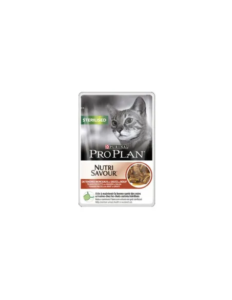 Cat Proplan Sterilised Busta Manzo in Salsa 85g
