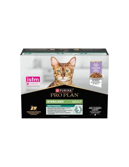 Cat Proplan Multip Steril Tacchino 10x85 g