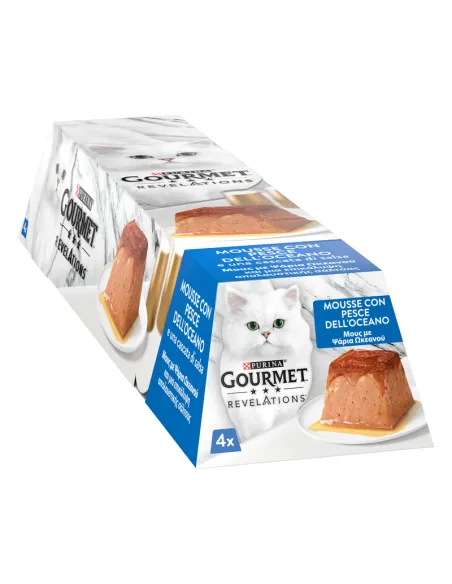 Cat Gourmet Revelations Mousse Pesce Oceano 4x57g