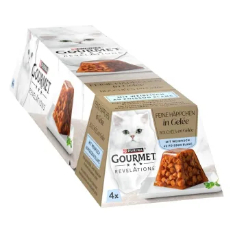 Cat Gourmet Revelations Bocconcini Gel Pesce B. 4x57g