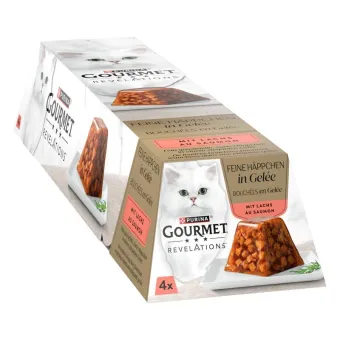 Cat Gourmet Revelations Bocconcini Gel Salmone 4x57g