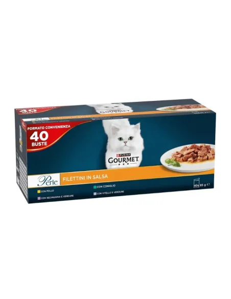 Gourmet Perle Mpack Filettini in Salsa 40x85 g