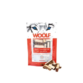 Woolf Dog Snack Sandwich Salmone e Merluzzo 100g