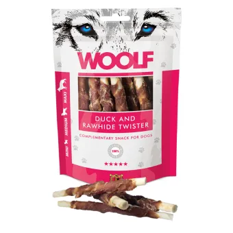 Woolf Dog Snack Rotolino Anatra Pelle Grigliata 100 g