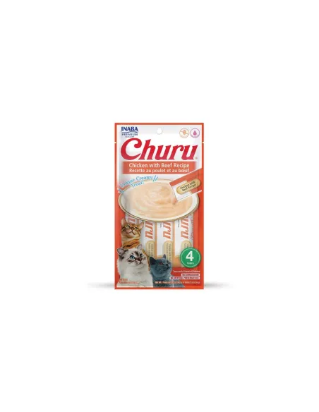 Cat Snack Ciao Churu Pollo e Manzo 4x14g