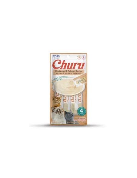 Ciao Churu Cat Snack Pollo e Salmone 4x14g