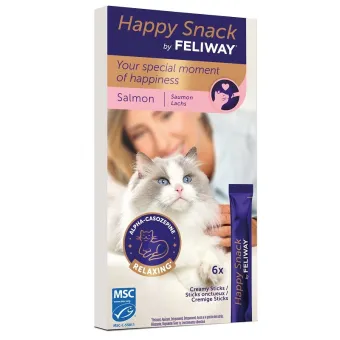 Feliway Happy Snacks Salmon 6 Sticks