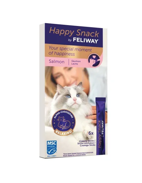 Feliway Happy Snacks Salmon 6 Sticks