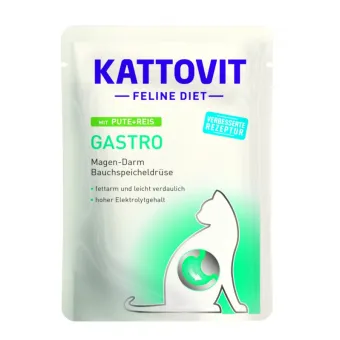 Kattovit Gastro Tacchino Gatto 85 gr