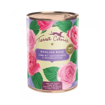 Terra Canis Flower English Rose Agnello 400g