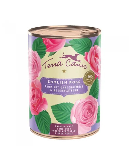 Terra Canis Flower English Rose Agnello 400g