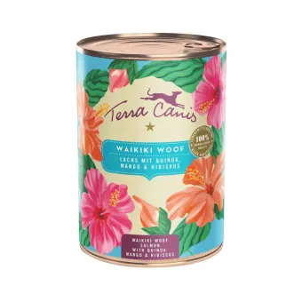Terra Canis Flower Waikiki Woof Salmone 400g