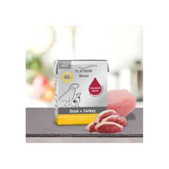 Platinum Dog Menu Anatra e Tacchino 375 g
