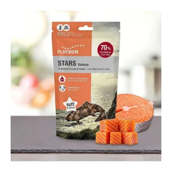 Platinum Stars Salmon Snack 185 gr