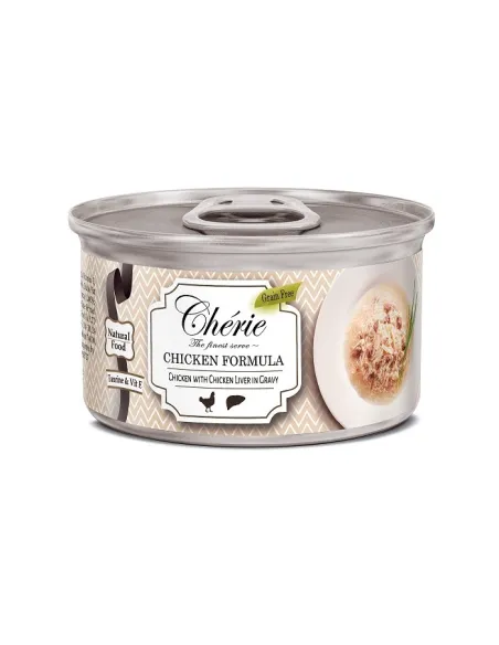 Cherie Filetti di Pollo con Fegato in Salsa 80 g