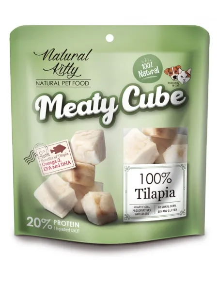 Natural Kitty Cubetti di Tilapia 50 gr