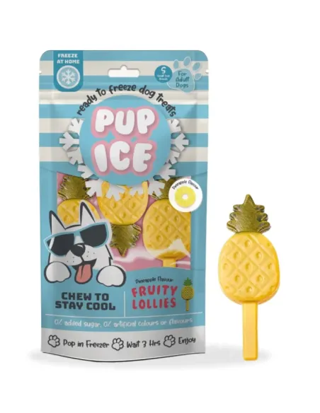 Pup Ice Fruity Lollies - Pineapple 3pk 90 gr