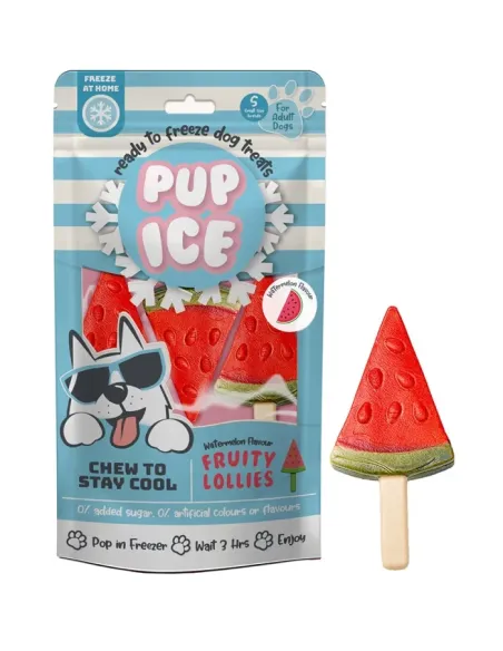 Pup Ice Fruity Lollies - Watermelon 3pk 90 gr
