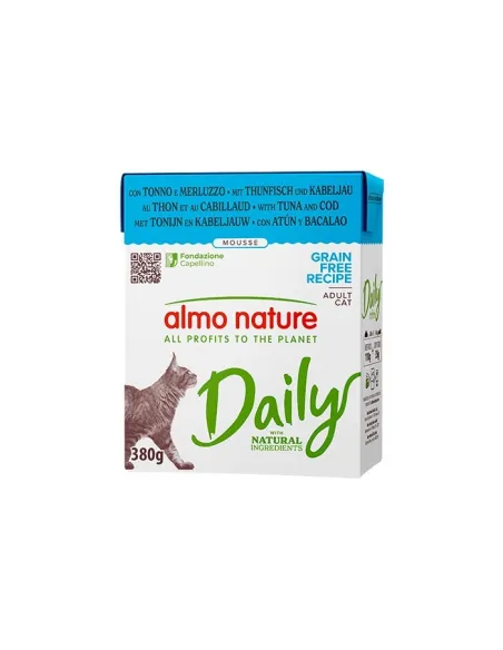 Almo Cat Daily Tetra Tonno/Merluzzo 380g