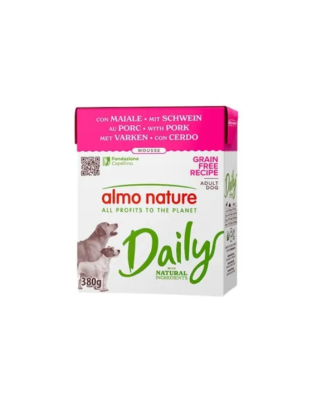 Almo Dog Daily Tetra Maiale 380g