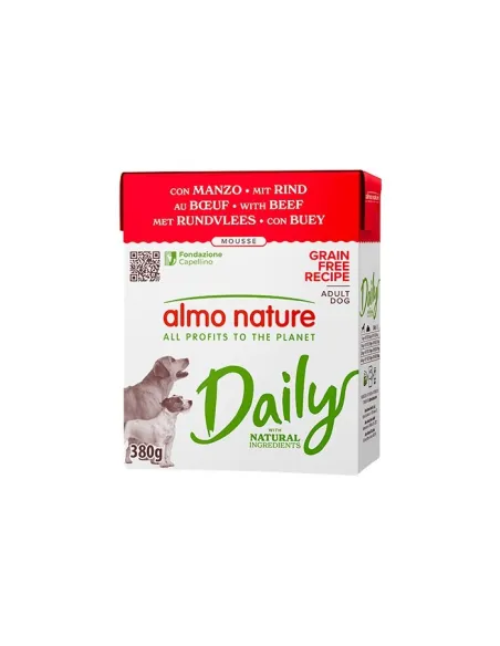 Almo Dog Daily Tetra Manzo 380g