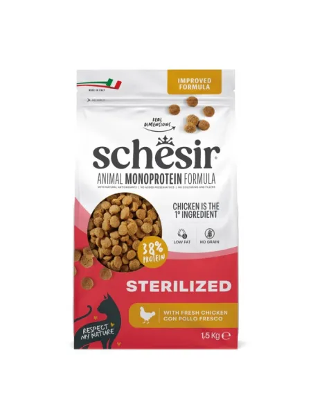 Schesir Cat Monoprot Sterilised Pollo 1,5 kg