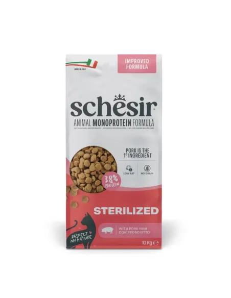 Schesir Cat Monoprotettivo Sterilizzati Prosciutto 10 kg