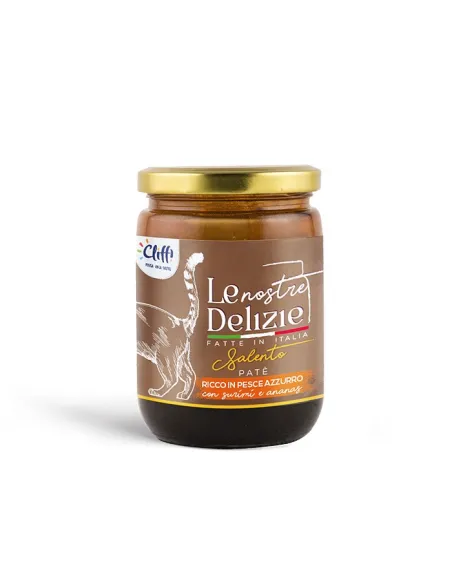 Delizie Salento Gatto Patè Ricco in Pesce Azzurro con Ananas 80 gr