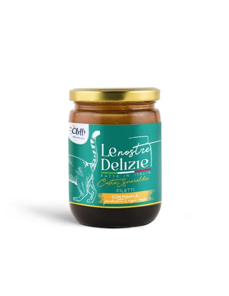 Delizie Costa Smeralda Gatto Filetti con Maiale, Gamberetti e Rapa Rossa 80 gr