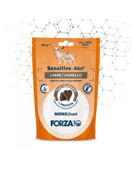 F10 Cane Snack Sens. Adult Agnello 80 gr