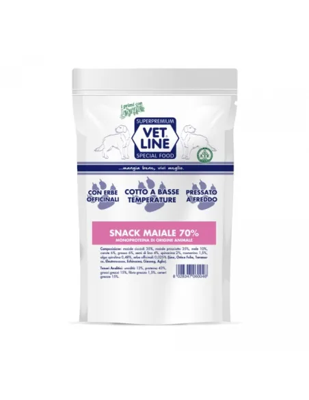 Vet Line Snack Cane Maiale 80 gr
